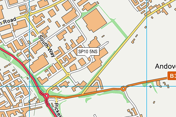 SP10 5NS map - OS VectorMap District (Ordnance Survey) SP10 5NS map - OS VectorMap District (Ordnance Survey)