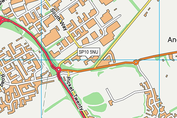 SP10 5NU map - OS VectorMap District (Ordnance Survey) SP10 5NU map - OS VectorMap District (Ordnance Survey)