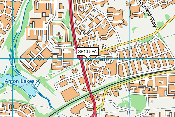SP10 5PA map - OS VectorMap District (Ordnance Survey) SP10 5PA map - OS VectorMap District (Ordnance Survey)