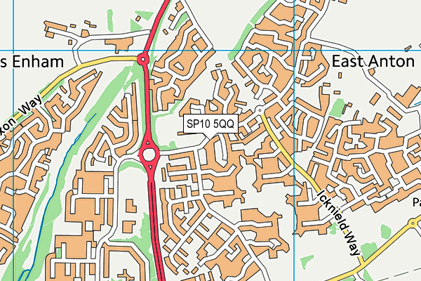 SP10 5QQ map - OS VectorMap District (Ordnance Survey) SP10 5QQ map - OS VectorMap District (Ordnance Survey)