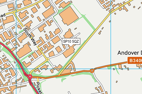 SP10 5QZ map - OS VectorMap District (Ordnance Survey) SP10 5QZ map - OS VectorMap District (Ordnance Survey)