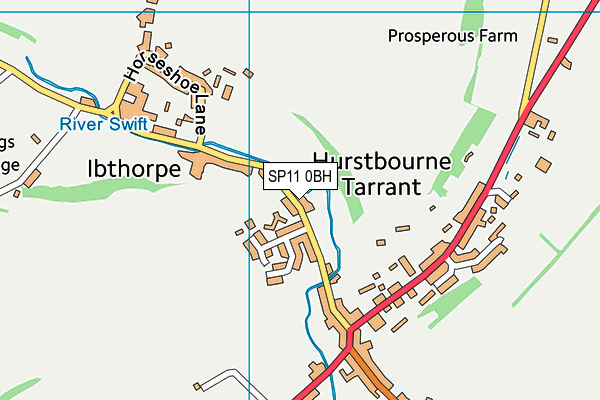 SP11 0BH map - OS VectorMap District (Ordnance Survey) SP11 0BH map - OS VectorMap District (Ordnance Survey)