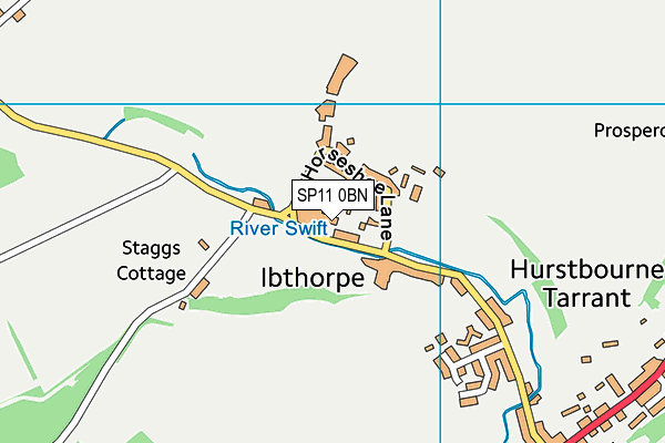SP11 0BN map - OS VectorMap District (Ordnance Survey) SP11 0BN map - OS VectorMap District (Ordnance Survey)