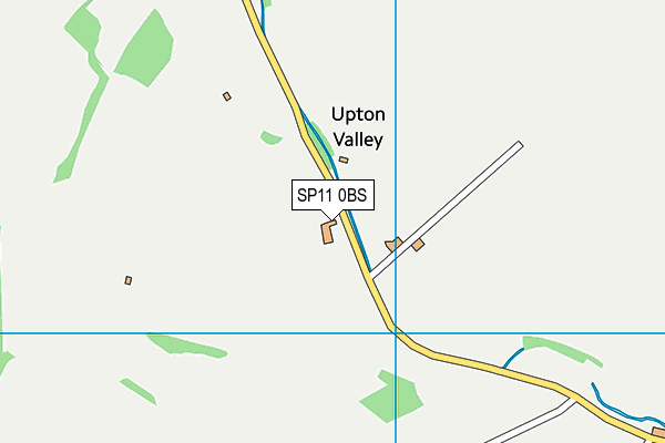SP11 0BS map - OS VectorMap District (Ordnance Survey)