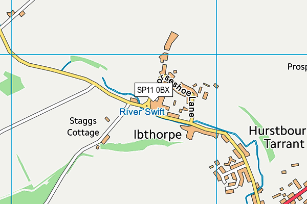 SP11 0BX map - OS VectorMap District (Ordnance Survey) SP11 0BX map - OS VectorMap District (Ordnance Survey)