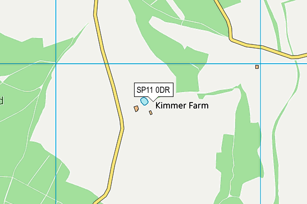 SP11 0DR map - OS VectorMap District (Ordnance Survey) SP11 0DR map - OS VectorMap District (Ordnance Survey)