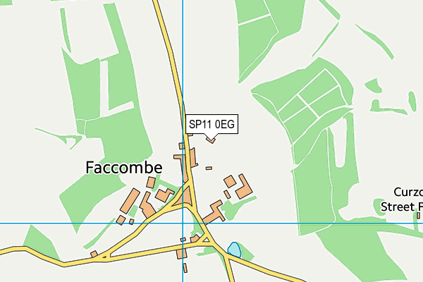 SP11 0EG map - OS VectorMap District (Ordnance Survey) SP11 0EG map - OS VectorMap District (Ordnance Survey)