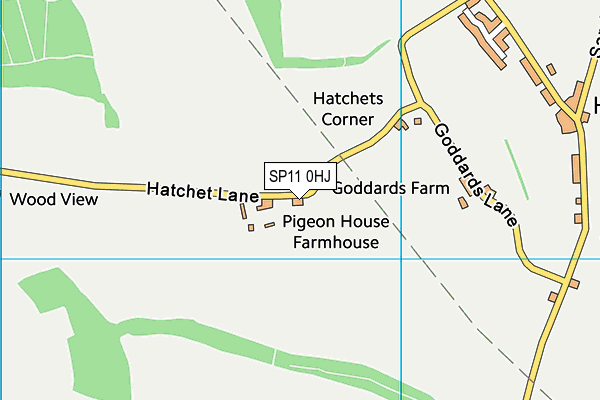 SP11 0HJ map - OS VectorMap District (Ordnance Survey) SP11 0HJ map - OS VectorMap District (Ordnance Survey)