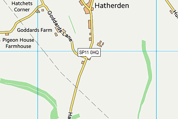 SP11 0HQ map - OS VectorMap District (Ordnance Survey) SP11 0HQ map - OS VectorMap District (Ordnance Survey)