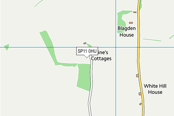 SP11 0HU map - OS VectorMap District (Ordnance Survey) SP11 0HU map - OS VectorMap District (Ordnance Survey)