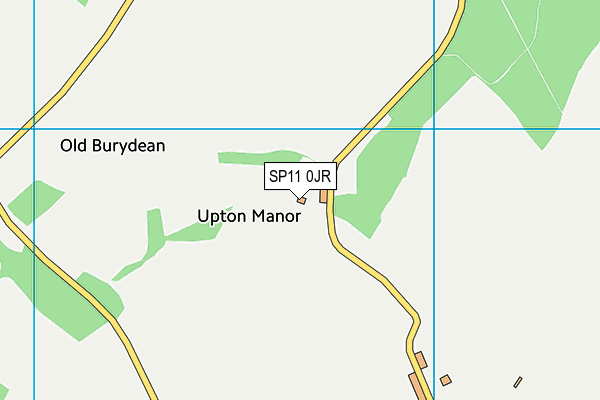 SP11 0JR map - OS VectorMap District (Ordnance Survey) SP11 0JR map - OS VectorMap District (Ordnance Survey)