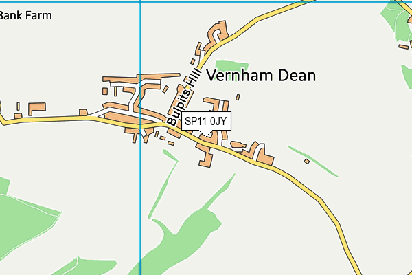 SP11 0JY map - OS VectorMap District (Ordnance Survey) SP11 0JY map - OS VectorMap District (Ordnance Survey)