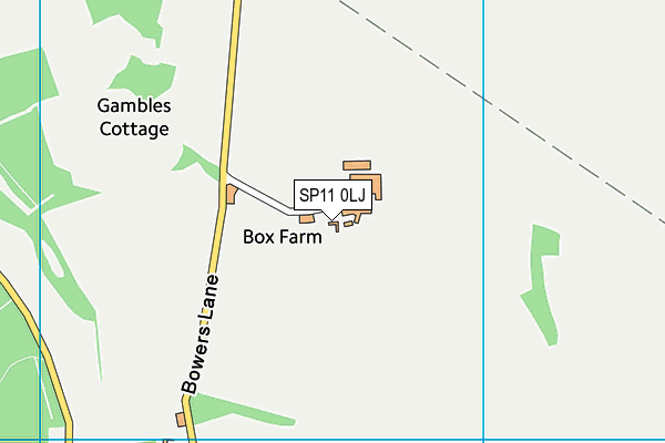 SP11 0LJ map - OS VectorMap District (Ordnance Survey) SP11 0LJ map - OS VectorMap District (Ordnance Survey)
