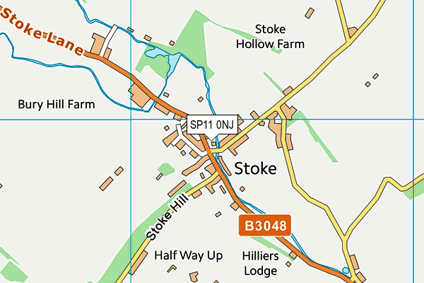 SP11 0NJ map - OS VectorMap District (Ordnance Survey) SP11 0NJ map - OS VectorMap District (Ordnance Survey)