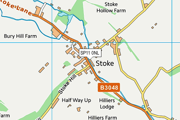 SP11 0NL map - OS VectorMap District (Ordnance Survey) SP11 0NL map - OS VectorMap District (Ordnance Survey)
