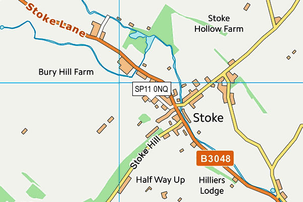 SP11 0NQ map - OS VectorMap District (Ordnance Survey) SP11 0NQ map - OS VectorMap District (Ordnance Survey)