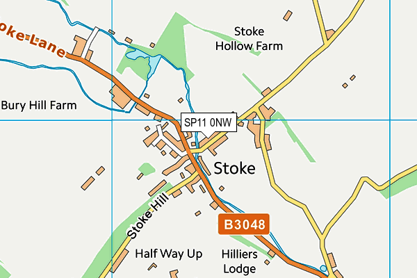 SP11 0NW map - OS VectorMap District (Ordnance Survey) SP11 0NW map - OS VectorMap District (Ordnance Survey)