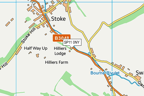 SP11 0NY map - OS VectorMap District (Ordnance Survey) SP11 0NY map - OS VectorMap District (Ordnance Survey)