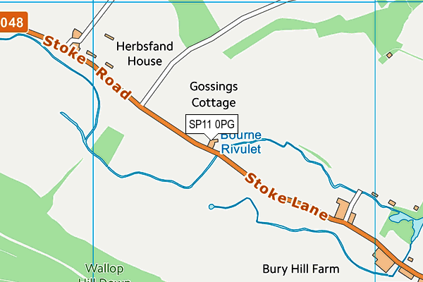 SP11 0PG map - OS VectorMap District (Ordnance Survey) SP11 0PG map - OS VectorMap District (Ordnance Survey)