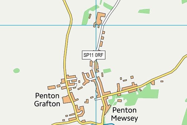 SP11 0RF map - OS VectorMap District (Ordnance Survey) SP11 0RF map - OS VectorMap District (Ordnance Survey)