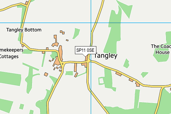 SP11 0SE map - OS VectorMap District (Ordnance Survey) SP11 0SE map - OS VectorMap District (Ordnance Survey)