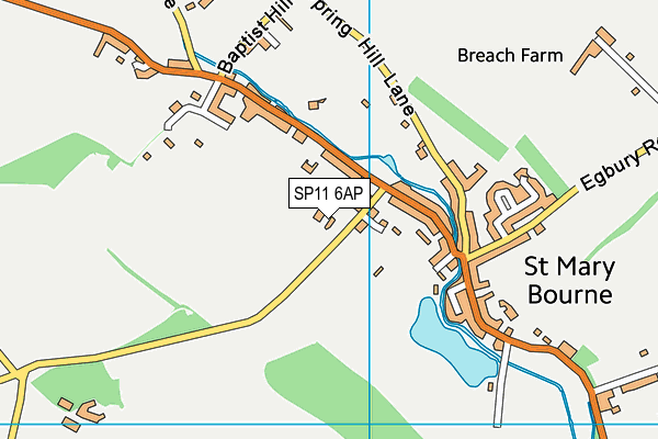 SP11 6AP map - OS VectorMap District (Ordnance Survey) SP11 6AP map - OS VectorMap District (Ordnance Survey)