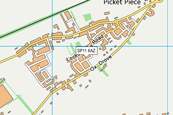 SP11 6AZ map - OS VectorMap District (Ordnance Survey) SP11 6AZ map - OS VectorMap District (Ordnance Survey)