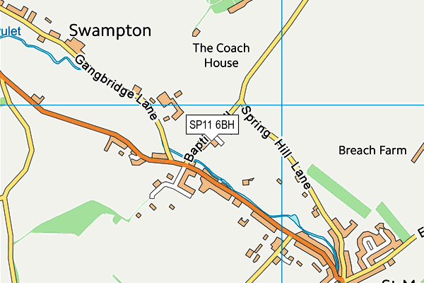 SP11 6BH map - OS VectorMap District (Ordnance Survey) SP11 6BH map - OS VectorMap District (Ordnance Survey)