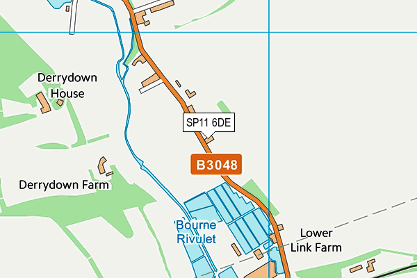 SP11 6DE map - OS VectorMap District (Ordnance Survey) SP11 6DE map - OS VectorMap District (Ordnance Survey)