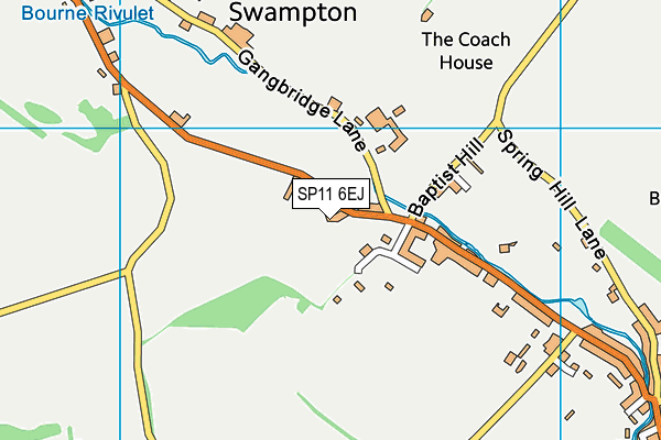 SP11 6EJ map - OS VectorMap District (Ordnance Survey) SP11 6EJ map - OS VectorMap District (Ordnance Survey)