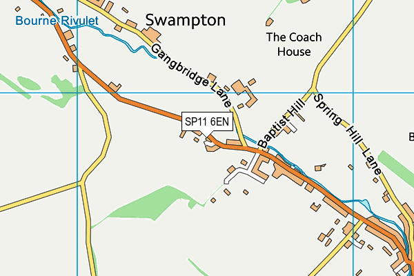 SP11 6EN map - OS VectorMap District (Ordnance Survey) SP11 6EN map - OS VectorMap District (Ordnance Survey)