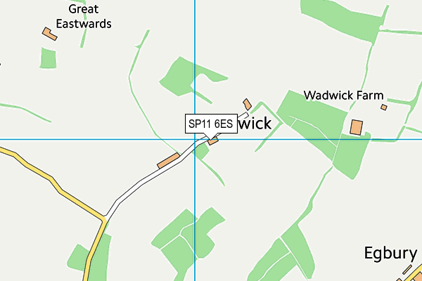 SP11 6ES map - OS VectorMap District (Ordnance Survey) SP11 6ES map - OS VectorMap District (Ordnance Survey)