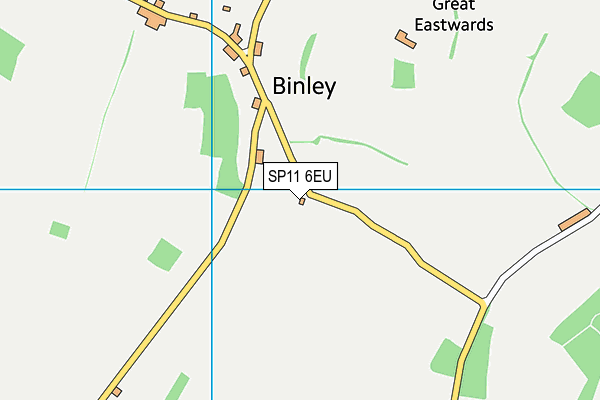 SP11 6EU map - OS VectorMap District (Ordnance Survey) SP11 6EU map - OS VectorMap District (Ordnance Survey)
