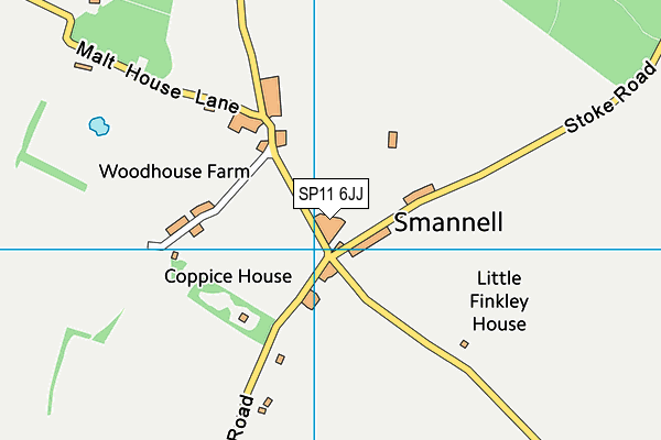 SP11 6JJ map - OS VectorMap District (Ordnance Survey) SP11 6JJ map - OS VectorMap District (Ordnance Survey)