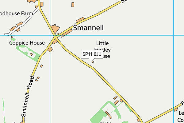 SP11 6JU map - OS VectorMap District (Ordnance Survey) SP11 6JU map - OS VectorMap District (Ordnance Survey)