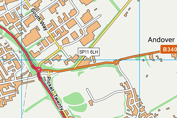 SP11 6LH map - OS VectorMap District (Ordnance Survey) SP11 6LH map - OS VectorMap District (Ordnance Survey)