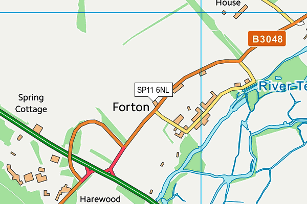 SP11 6NL map - OS VectorMap District (Ordnance Survey) SP11 6NL map - OS VectorMap District (Ordnance Survey)