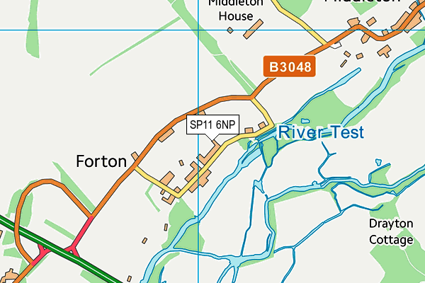 SP11 6NP map - OS VectorMap District (Ordnance Survey) SP11 6NP map - OS VectorMap District (Ordnance Survey)