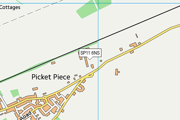 SP11 6NS map - OS VectorMap District (Ordnance Survey) SP11 6NS map - OS VectorMap District (Ordnance Survey)