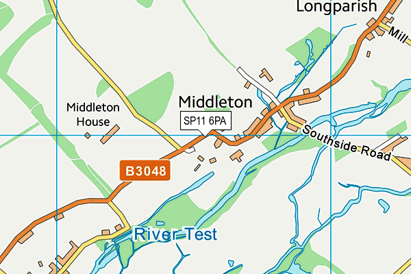 SP11 6PA map - OS VectorMap District (Ordnance Survey) SP11 6PA map - OS VectorMap District (Ordnance Survey)