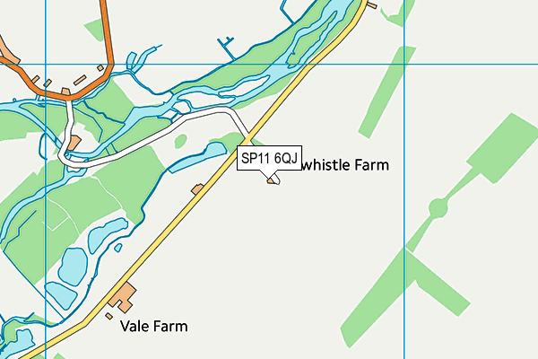 SP11 6QJ map - OS VectorMap District (Ordnance Survey)
