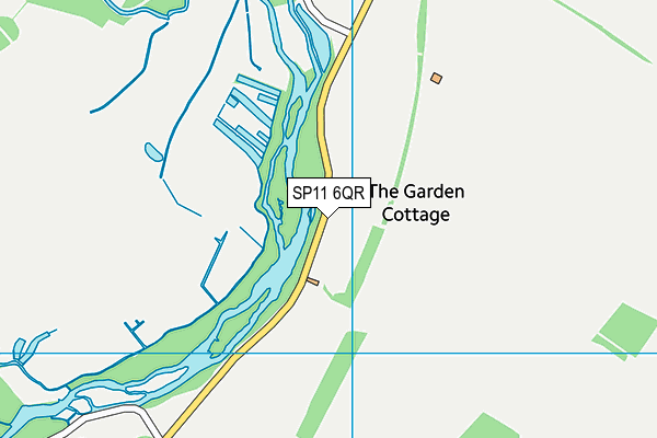 SP11 6QR map - OS VectorMap District (Ordnance Survey) SP11 6QR map - OS VectorMap District (Ordnance Survey)