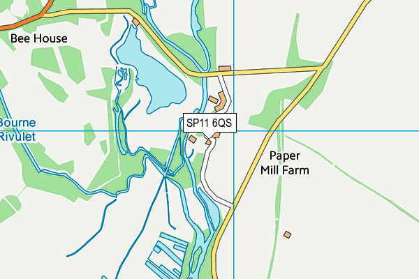SP11 6QS map - OS VectorMap District (Ordnance Survey) SP11 6QS map - OS VectorMap District (Ordnance Survey)