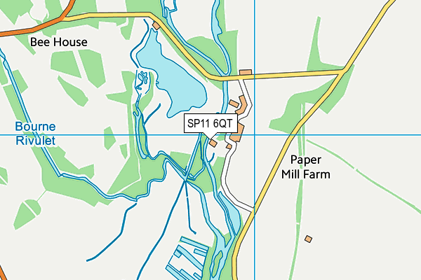 SP11 6QT map - OS VectorMap District (Ordnance Survey) SP11 6QT map - OS VectorMap District (Ordnance Survey)