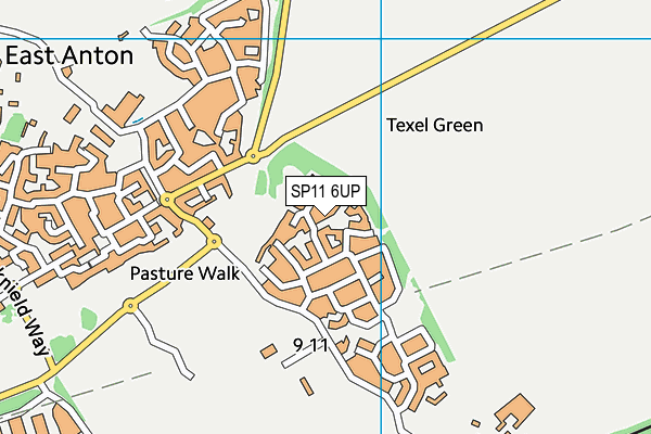 SP11 6UP map - OS VectorMap District (Ordnance Survey) SP11 6UP map - OS VectorMap District (Ordnance Survey)