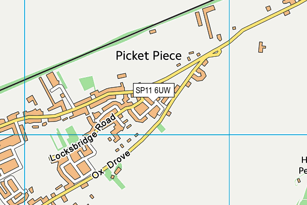SP11 6UW map - OS VectorMap District (Ordnance Survey) SP11 6UW map - OS VectorMap District (Ordnance Survey)
