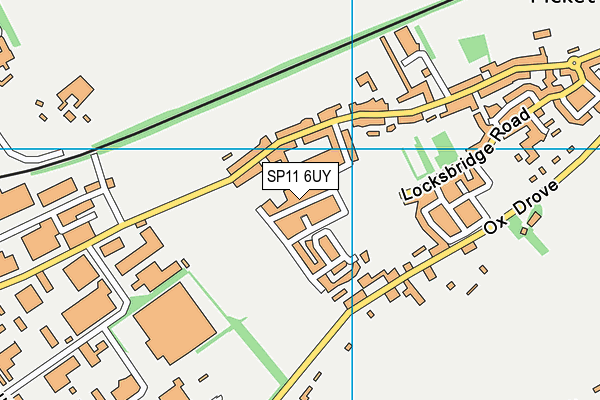 SP11 6UY map - OS VectorMap District (Ordnance Survey) SP11 6UY map - OS VectorMap District (Ordnance Survey)