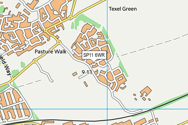 SP11 6WR map - OS VectorMap District (Ordnance Survey) SP11 6WR map - OS VectorMap District (Ordnance Survey)