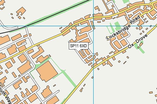 SP11 6XD map - OS VectorMap District (Ordnance Survey) SP11 6XD map - OS VectorMap District (Ordnance Survey)