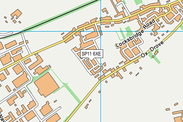 SP11 6XE map - OS VectorMap District (Ordnance Survey) SP11 6XE map - OS VectorMap District (Ordnance Survey)